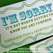 Image of I'm Sorry