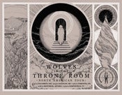 Image of Wolves in the Throne Room - North American Tour - Two colour screen print