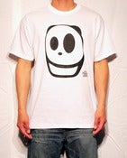 Image of The Head Panda logo White Tee 