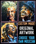 Image of Custom Portrait - 89cmx54cm (A1) canvas, acrylic