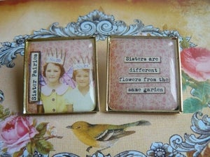 Image of ♥~ Sister Fairies ~ FRIEND FAIRIES ~ DUO brooch set ~♥