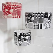 Image of Patchwork Print Lampshade