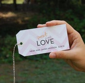 Image of CUSTOM DESIGNED favor tags