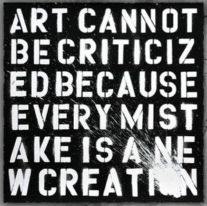 Image of Keep Creating (White) by Mr Brainwash