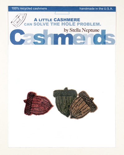 Image of Iron-on Cashmere Acorns - Early Autumn