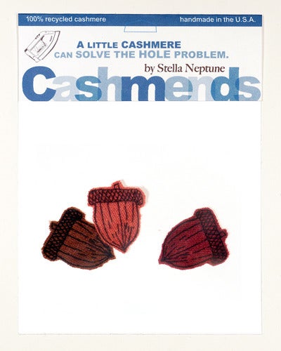 Image of Iron-on Cashmere Acorns - Burnt Autumn
