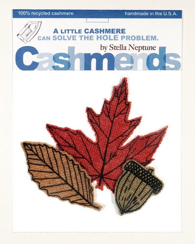 Image of Iron-on Cashmere Leaves - Early Autumn