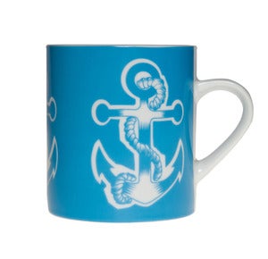 Image of Whitby Porcelain Mug - Anchor