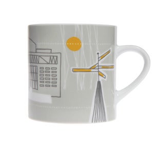 Image of Festival Porcelain Mug - Festival Hall