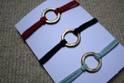 Image of 'Karma' Bracelet on Faux Suede
