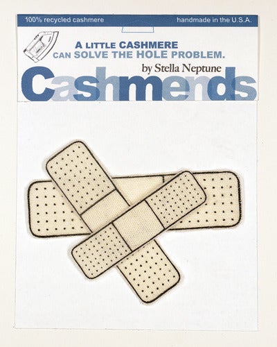 Image of Iron-on Cashmere Band-Aid - Off White