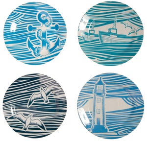Image of Whitby Porcelain - Tea Plates Set