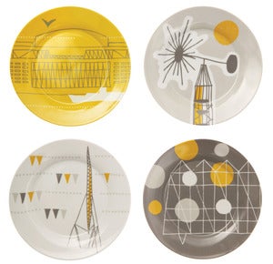 Image of Festival Porcelain - Tea Plates Set