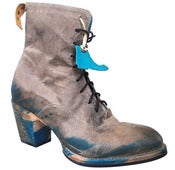 Image of No.0036 CROSSWALK ankle lace-up boot Beige