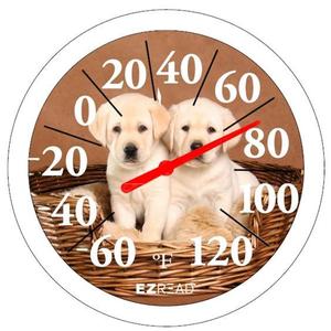 Image of 13.25" Dial Thermometer with Dogs