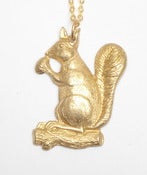 Image of cute squirrel necklace