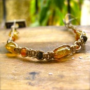 Image of Amber Hemp Anklet/Bracelet