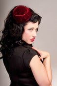 Image of Small Velvet Cocktail Hat