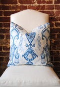 Image of Blue and White Ikat