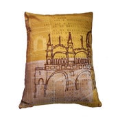 Image of Venezia Yellow Cushion