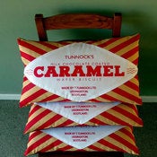 Image of Tunnock's Caramel Wafer Screen-Printed Cushion