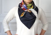 Image of Le Foulard - Doublure Navy