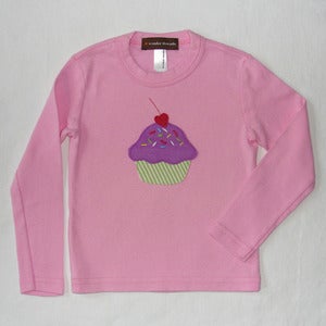 Image of CUPCAKE APPLIQUE T-SHIRT