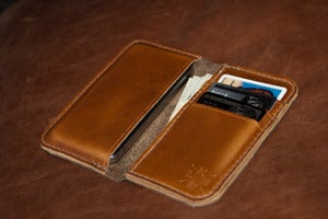 Image of Chromexcel Leather iPhone Wallet
