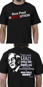 Image of Crazy Uncle Ron Black T-Shirt