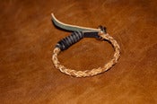 Image of Shell Cordovan braided bracelet