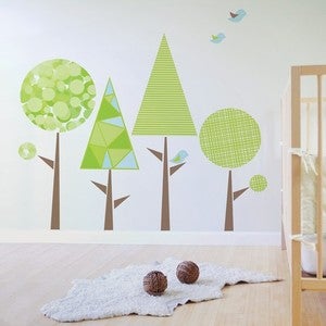 Image of Lollypop Popsicle Tree Removable and Reusable Wall Decal Kids Nursery Christmas