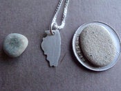 Image of Tiny Illinois State Necklace