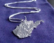 Image of West Virginia State Necklace