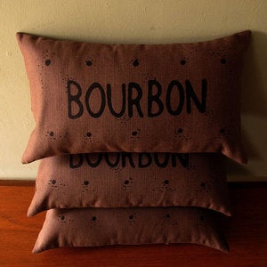Image of Bourbon Biscuit Screen-Printed Cushion