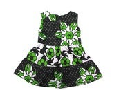 Image of Kenya Green Girls Ruffle Dress