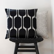 Image of POD Silk and Cotton Cushion Cover, 45 x 45 cm, 18 inch
