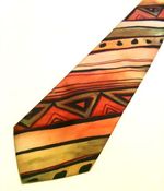 Image of The Silky Abstract Pyramid Tie