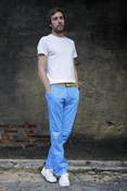 Image of Powder Blue Chinos