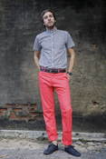 Image of Dusty Red Chinos