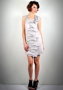 Image of waterfall shift dress