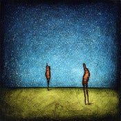 Image of Horizon Human Two 1" <br> Sizes: 4x4", 6x6", 8x8", 12x12" 
