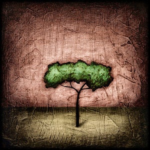 Image of "Horizon Tree Free 1" <br> Sizes: 4x4", 6x6", 8x8", 12x12"