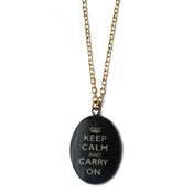 Image of Keep Calm and Carry on Necklace