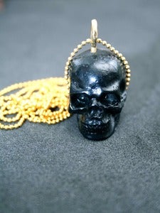 Image of Black Skull Necklace