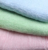 Image of Cheesecloth Wrap Sets - Blue, Pink, Green