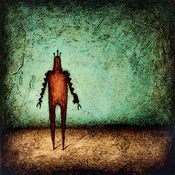 Image of "Horizon RobotA Green" <br> Sizes: 4x4", 6x6", 8x8", 12x12"