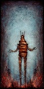 Image of "Drip RobotC 1" <br> Size: 12x6" <br> 2nd photo shows size