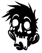 Image of Zombie Dad Head (Family Decal Set 2)