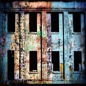 Image of "Photo Windows 1 Blue" <br> Sizes: 4x4", 6x6", 8x8", 12x12" 