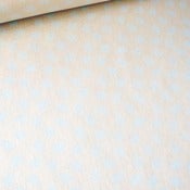 Image of Verano "Leaves" handprinted yardage fabric ~ powder blue